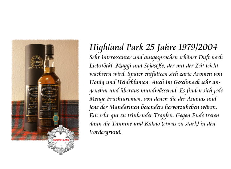 Highland Park Munich Airport 11 Jahre Ebay Ramaschka23 scotch-land.de